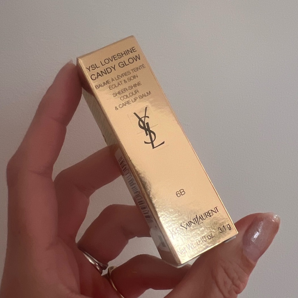 NWT YSL CANDY GLOW TINTED BUTTER BALM - Brown Nude